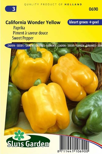 Paprika zaden Golden Calwonder zaden