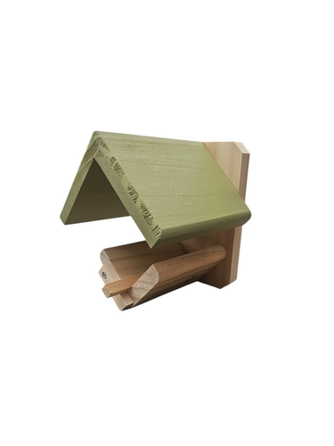 Pindakaaspothouder groen dak 15 cm