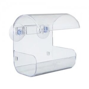 Kunststof raam voederbak met 2 zuignappen