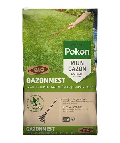 Pokon Bio gazonmest voor 125 m2