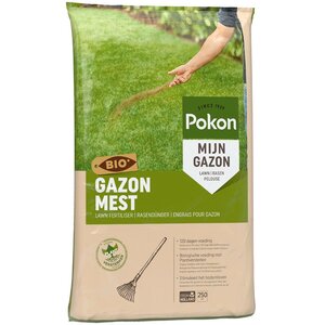 Pokon Bio gazonmest voor 250 m2