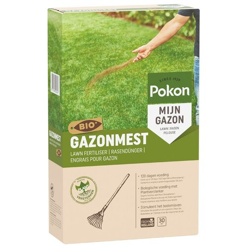 Pokon Bio gazonmest voor 30 m2