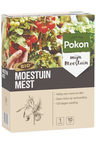 Pokon bio moestuin mest 1 kg