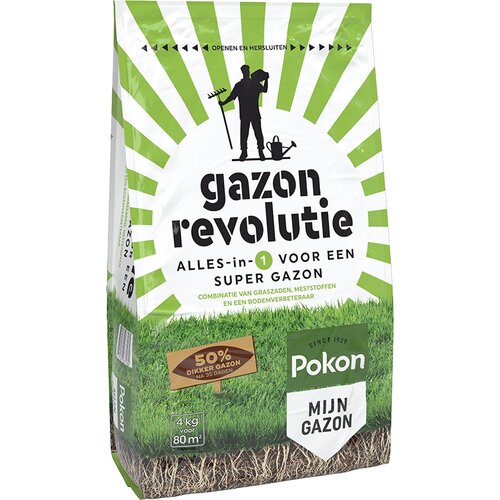Pokon gazon revolutie 4 kg 80 M2