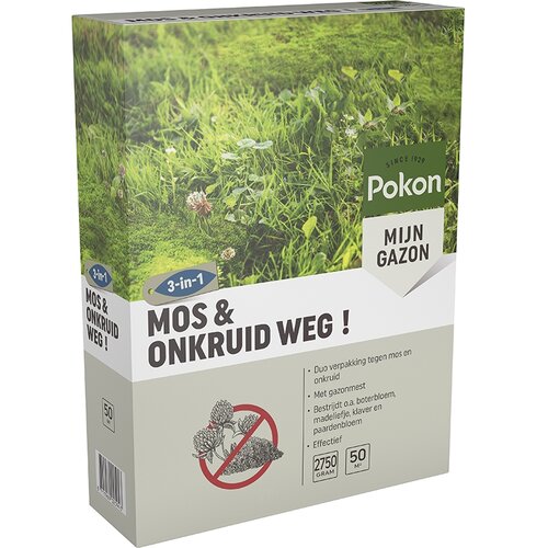 Pokon onkruidmosweg 50m2 - afbeelding 1