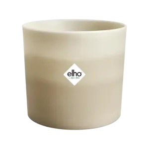 Elho colour gradient round 16 zandsteen beige