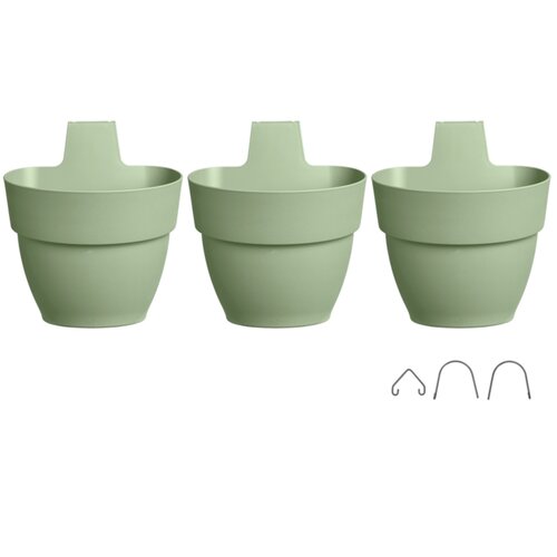 Elho vibia campana vertical forest pistache groen - afbeelding 4