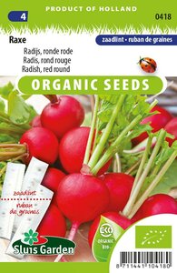 Radijs ronde rode Raxe bio zaailint, bestel ze snel hier