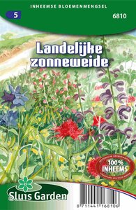 Rustieke of landelijke zonneweide zaden