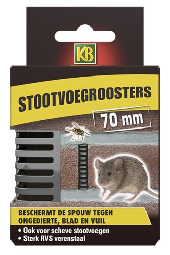 KB Stootvoegrooster 70 mm 10 stuks