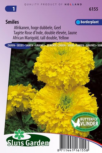Tagetes Erecta zaden Smiles afrikaan