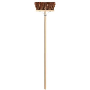 Talen tools bezem natuurvezel 30 cm met steel 140 cm - afbeelding 2