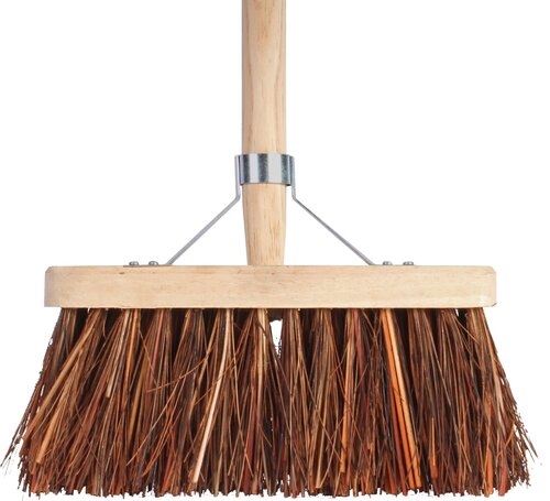 Talen tools bezem natuurvezel 30 cm met steel 140 cm - afbeelding 1
