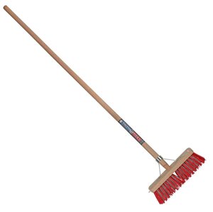 Talen tools onkruidbezem rood/staal incl.steel - afbeelding 2