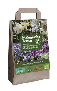 Tas biologische bloembollen lente 40 bollen