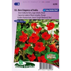 Tropaeolum zaden Empress of India Oost-Indische kers