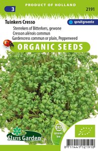 Bestel snel en voordelig de Tuinkers zaden Cresso BIO