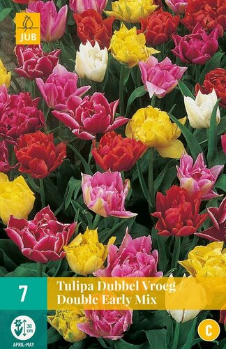 Tulp Double early mix 7 bollen