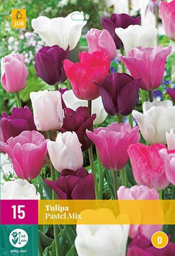 Tulp pastel mix 15 bollen