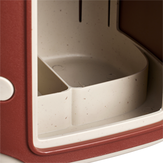 Voedersilo cosy 18 cm toscaans rood - afbeelding 3