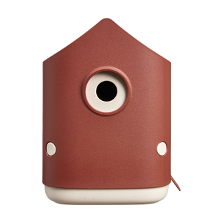 Vogelhuis cosy 18 cm toscaans rood - afbeelding 1