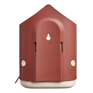 Vogelhuis cosy 18 cm toscaans rood - afbeelding 4