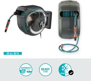 Gardena wandslangenbox 25 meter wit rollup - afbeelding 3