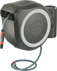 Gardena wandslangenbox 25 meter wit rollup - afbeelding 1
