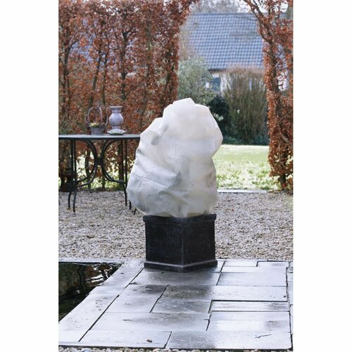 Nature winterafdekhoes met koord H1,5 m x D100 cm beige - afbeelding 2
