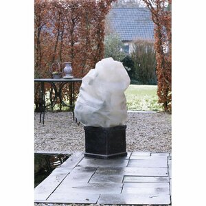 Nature winterafdekhoes met koord H1,5 m x D100 cm beige - afbeelding 2