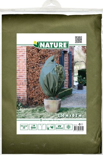 Winterafdekhoes met rits H 250 cm D 200 cm groen - afbeelding 1