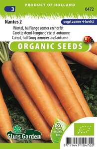 Wortel zaden Nantes 2 BIO